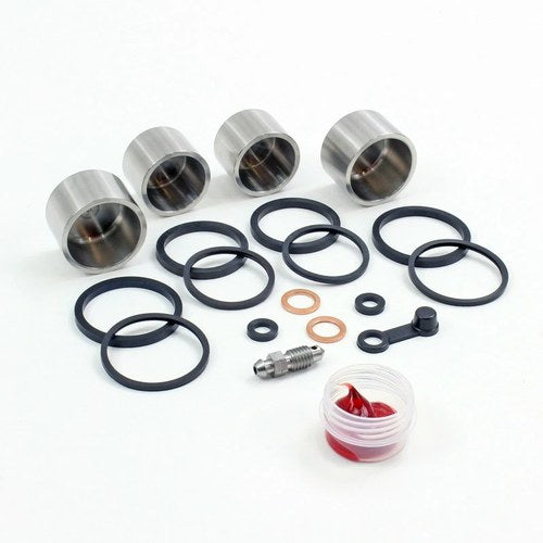 Brake Caliper Seal+SS Piston Kit for 1999-2009 Yamaha XV1600A Road Star Rear