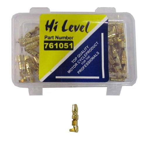 Connectors Solder Male Bullet O.D 3.96mm (Per 20)