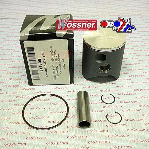 Piston Kit 1998 KX125 54.00 A Wossner 8113DA Kawasaki MX