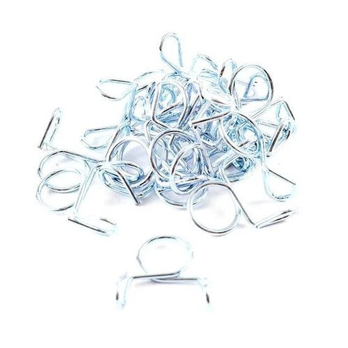 4x Petrol Pipe Clips 9mm Thin Wire Type