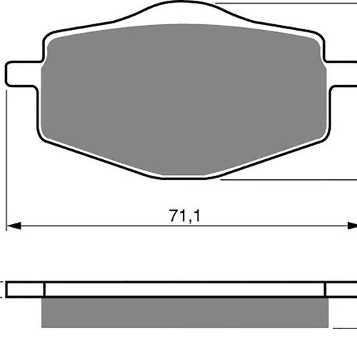 Brake Disc Pads Front R/H Goldfren for 2001 Yamaha DT 125 R (3RMJ)