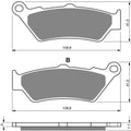Goldfren AD106, VD958, FA209, FDB2006, SBS674 Disc Pads (Pair)