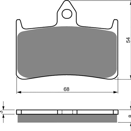 Goldfren GP5-069, VD154, FA187, FA144, FDB858 Disc Pads (Pair)