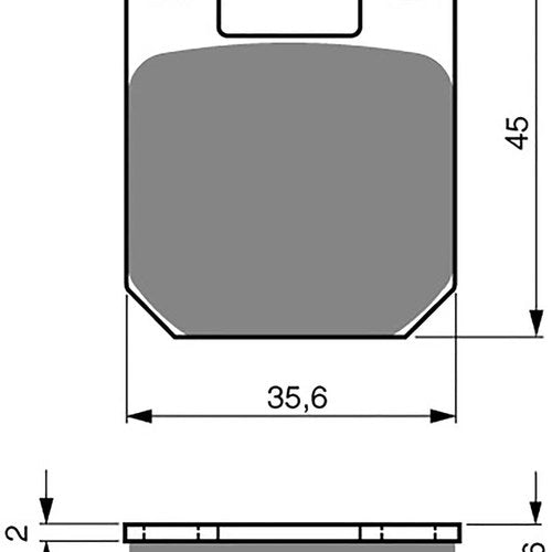 Brake Disc Pads Rear R/H Goldfren for 2004 Suzuki AY 50 WR-K4 Katana (L/C)