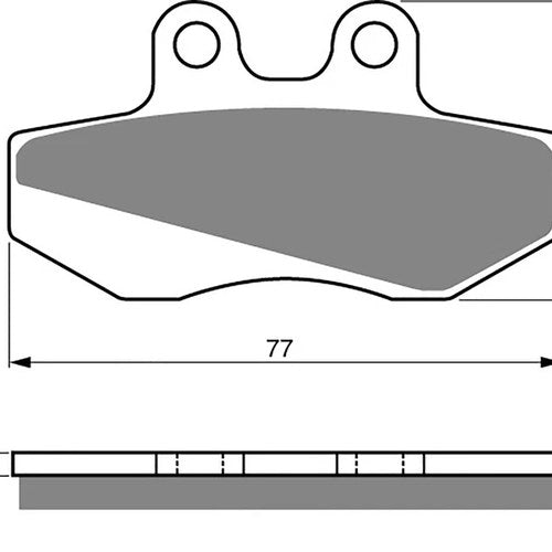 Brake Disc Pads Front R/H Goldfren for Beta RK6 50cc 1994