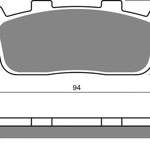 Goldfren AD355, SFA607 Disc Pads (Pair)