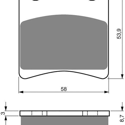 Brake Disc Pads Front R/H Goldfren for 1990 Suzuki VS 1400 GLF-L Intruder
