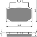 Goldfren AD170, FA301, SBS748, VD976 Disc Pads (Pair)