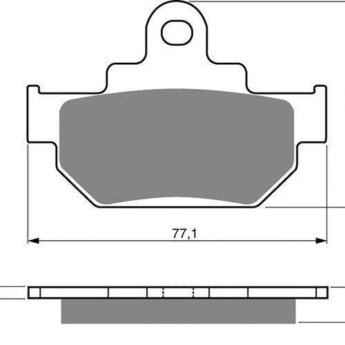 Brake Disc Pads Front R/H Goldfren for 1987 Suzuki DR 600 RH (SN41A) (Front Disc