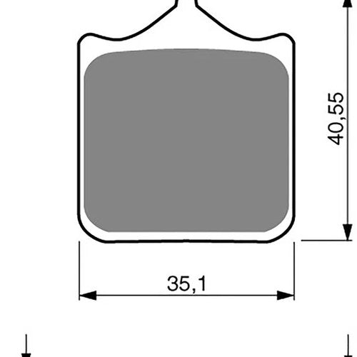 Brake Disc Pads Front L/H Goldfren for 2008 Benelli Tnt 1130 Sport