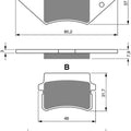 Goldfren AD288, FA416 Disc Pads (Pair)
