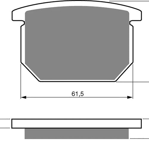 Brake Disc Pads Front L/H Goldfren for 1981 Suzuki GS 550 EX