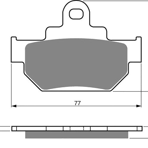 Brake Disc Pads Front R/H Goldfren for 1990 Suzuki LS 650 PL 'Savage' (NP41A)