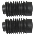 Fork Gaitors British Black 160mm Long Top 42mm Bottom 62mm (Pair)