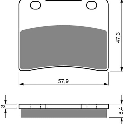 Goldfren AD172, VD328, FA102, FDB390, SBS578 Disc Pads (Pair)