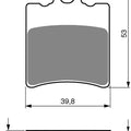 Goldfren AD107, VD256, VD923, FA206, FDB889, SBS668 Disc Pads (Pair)