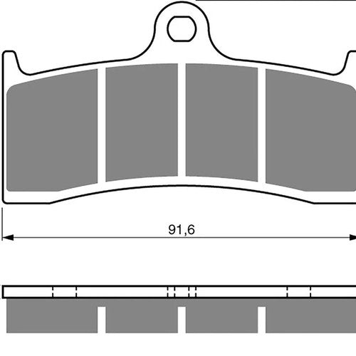 Goldfren AD225, FA249/2, VD437, SBS779, FDB2036, DP324 Disc Pads (Pair)