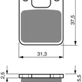 Goldfren AD201, FA352, DP951 Disc Pads (Pair)