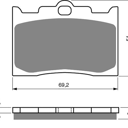 Goldfren AD132, FA216, FDB2040, SBS678, SBS662 Disc Pads (Pair)