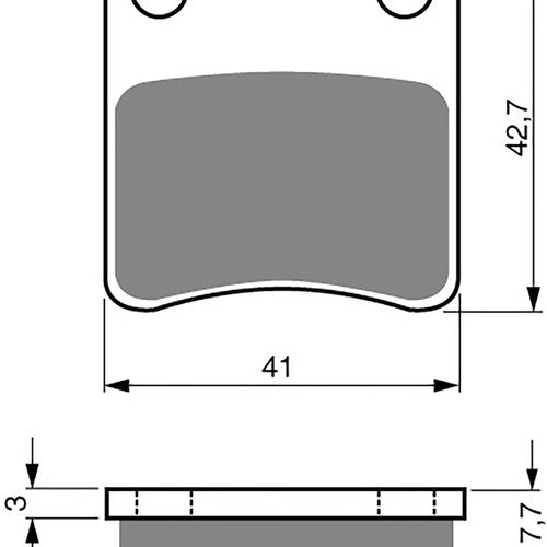 Goldfren AD110, VD162, FA178, FA257, SBS670 Disc Pads (Pair)