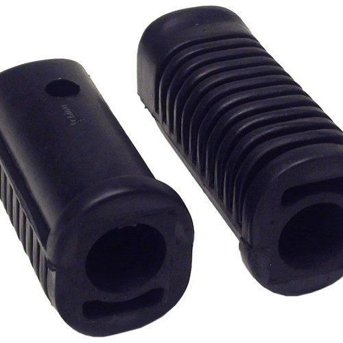 Footrest Rubbers 22mm Round Fitting, 95mm Long Honda Style (Pair)