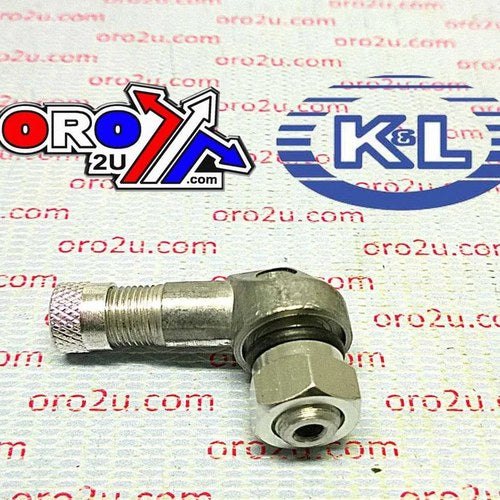 Alum. Tyre Valve Stems Silver, K&L 32-2978 10mm 90*