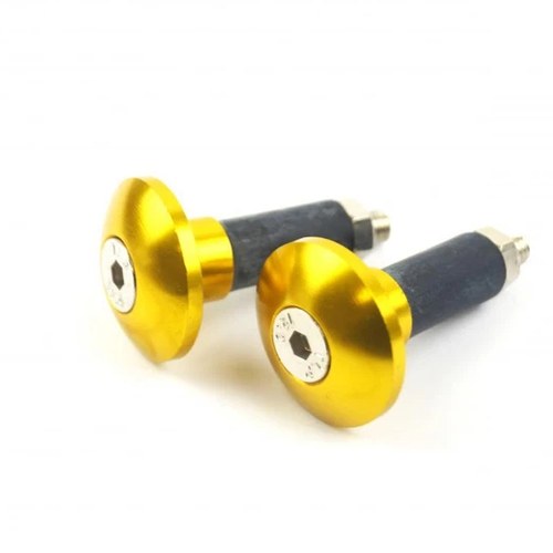 Bar Ends 12mm Gold SET-2