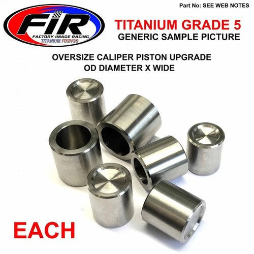 Titanium Caliper Piston 28x28mm Each, Brembo KTM, 54613206000