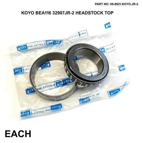 Bearing Taper 35x55x14 Koyo, 32907JR-2, 93332-00086 BEA116, Headstock Top