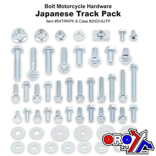 Bolt Japanese Track Pack, Motorcycle Hardware 54TRKPK, BM200318TP