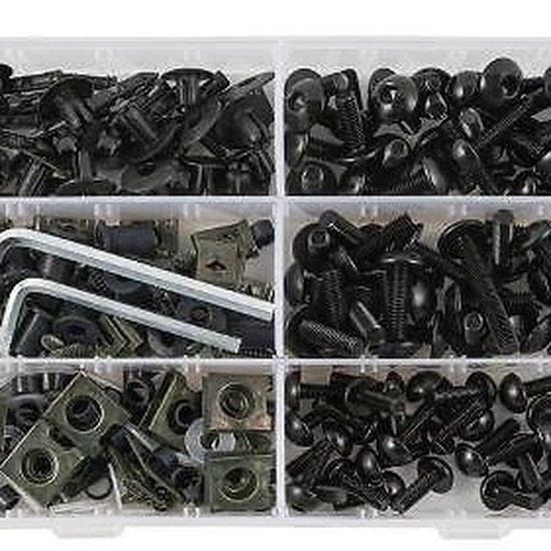 Fairing Bolt Kit 253pcs. Black Aprilia, Tuono, Mille, RSV4, BMW S1000RR
