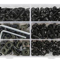 Fairing Bolt Kit 253pcs. Black Aprilia, Tuono, Mille, RSV4, BMW S1000RR