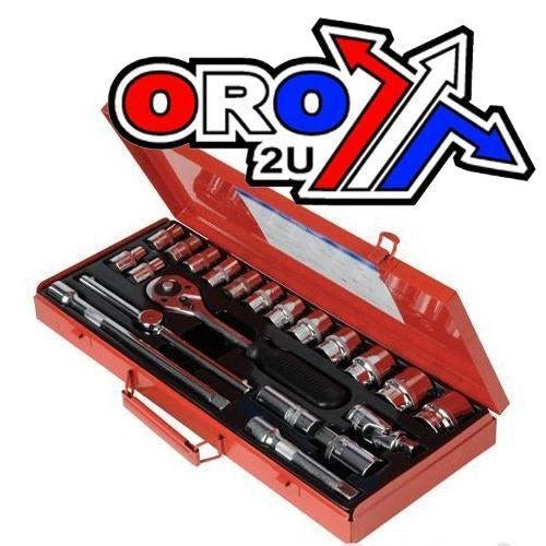 Socket Set 1/2" 21pc Steel Box 675046