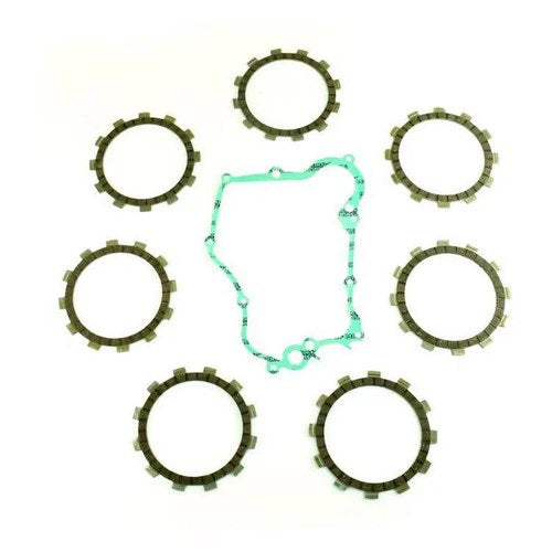 Clutch Friction Plate Set Yamaha YZ125 91-92, Athena P40230098, With Gasket