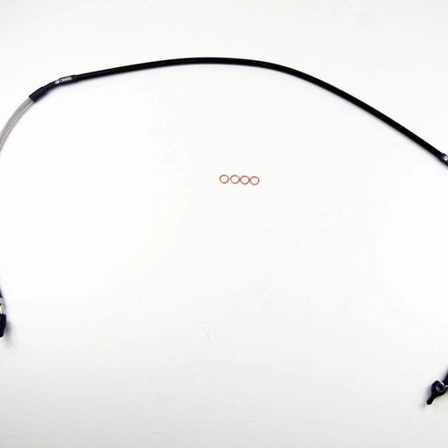 Hose Front Brake Silver / Blk, Venhill S01-1-042/P-CL, RM-X 450 10-19