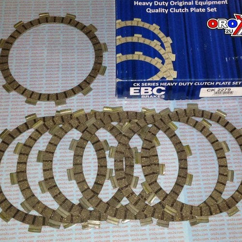 Clutch Plates Friction Ebc CK2279 Set / 7 YFZ350 87-09, XS250/400, YZ400 77-79