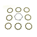 Clutch Friction Plate Set Yamaha YZ125 05-22, Athena P40230101, With Gasket