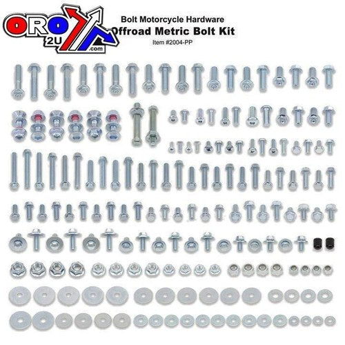 Bolt Japanese Pro Kit, Motorcycle Hardware 2004-PP, BM2004PP