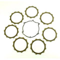 Clutch Friction Plate Set Kawa KX125 03-08, Athena P40230063, With Gasket