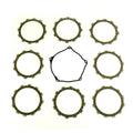 Clutch Friction Plate Set Kawa KX250F 09-16, Athena P40230080, With Gasket