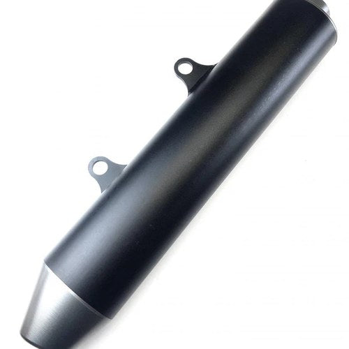 Universal KTM Style Silencer 540mm 100x70mm Oval Body CNC Billet Cap 30mm