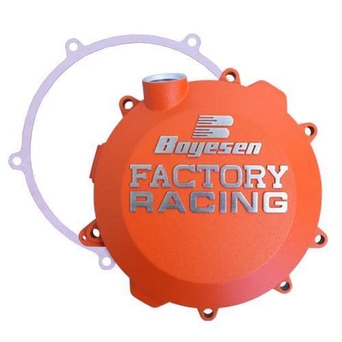Clutch Cover 17-21 KTM 250 SX XC, Boyesen CC-42CO, Orange