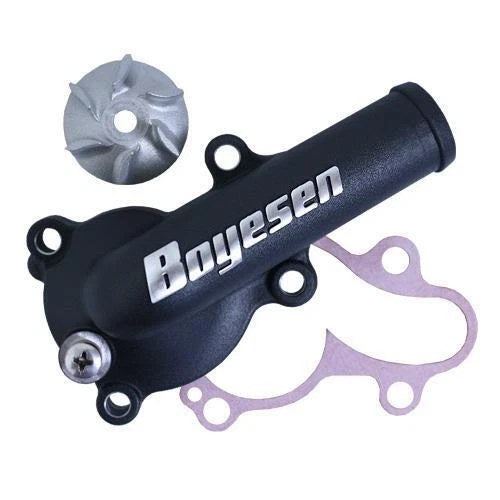 Water Pump Cover 16-18 KX450F, Supercooler Boyesen WPK-18AB, Black