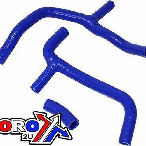 Hose Honda CRF450 09-12 Blue KIT/3, Silicone Radiator Hose, Psychic MX-10000BU