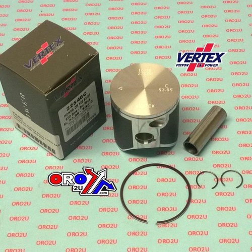 Piston Kit Vertex 54 E Honda CR 125R 92-03 Pro Race, Vertex 22548E Single Ring