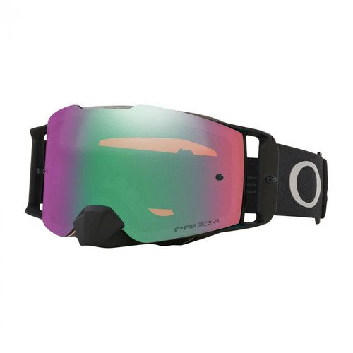 Oakley Front Line MX Tuff Blocks BLACK/GUNMETAL, Prizm MX Jade Lens OO7087-73