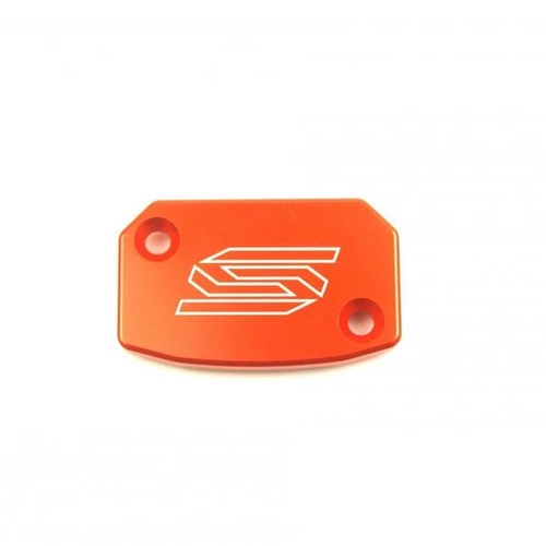 CNC Front BRAKE/CLUTCH Cylinder Cap KTM/GASGAS, Scar Racing 5801 Orange