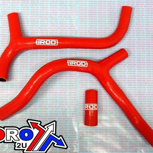 Hose Honda CRF450 09-12 Red KIT/3, Silicone Radiator Hose, Irod 010010