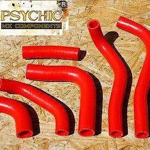 Hose KIT/6 Honda CRF450R 02-04, Silicone Radiator, Psychic MX-10025RD