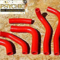 Hose KIT/6 Honda CRF450R 02-04, Silicone Radiator, Psychic MX-10025RD
